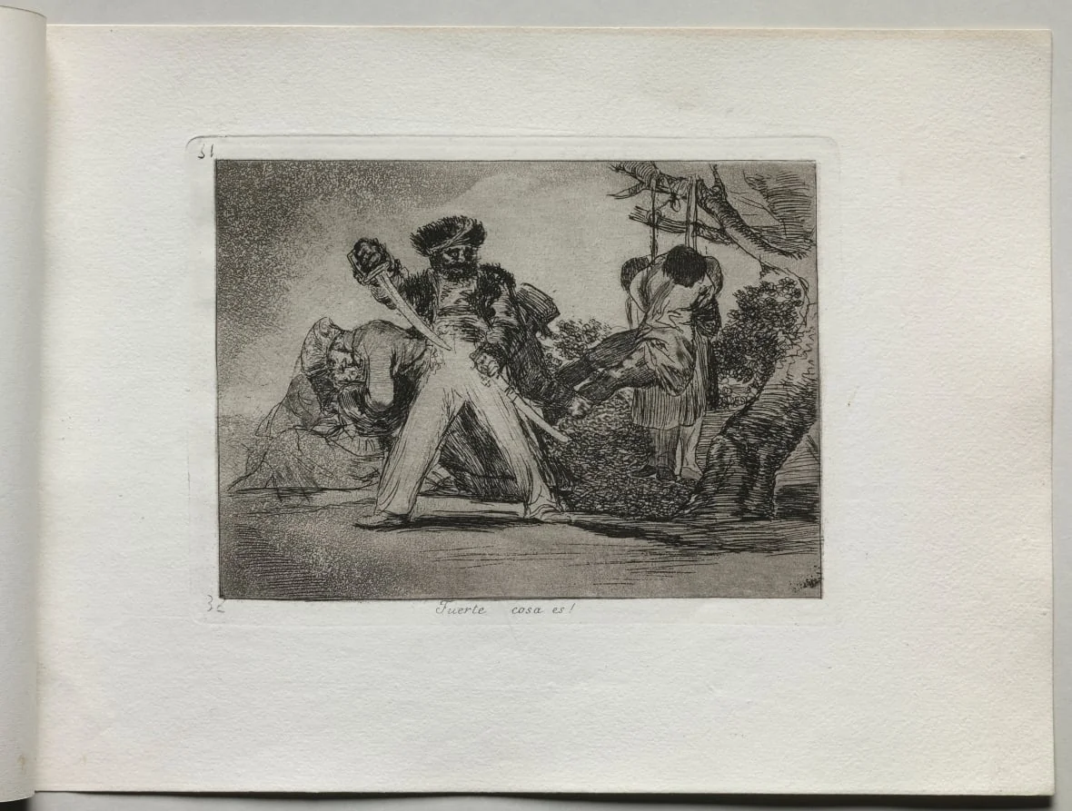 Disasters of War: That's Tough, by Francisco Goya, 1815