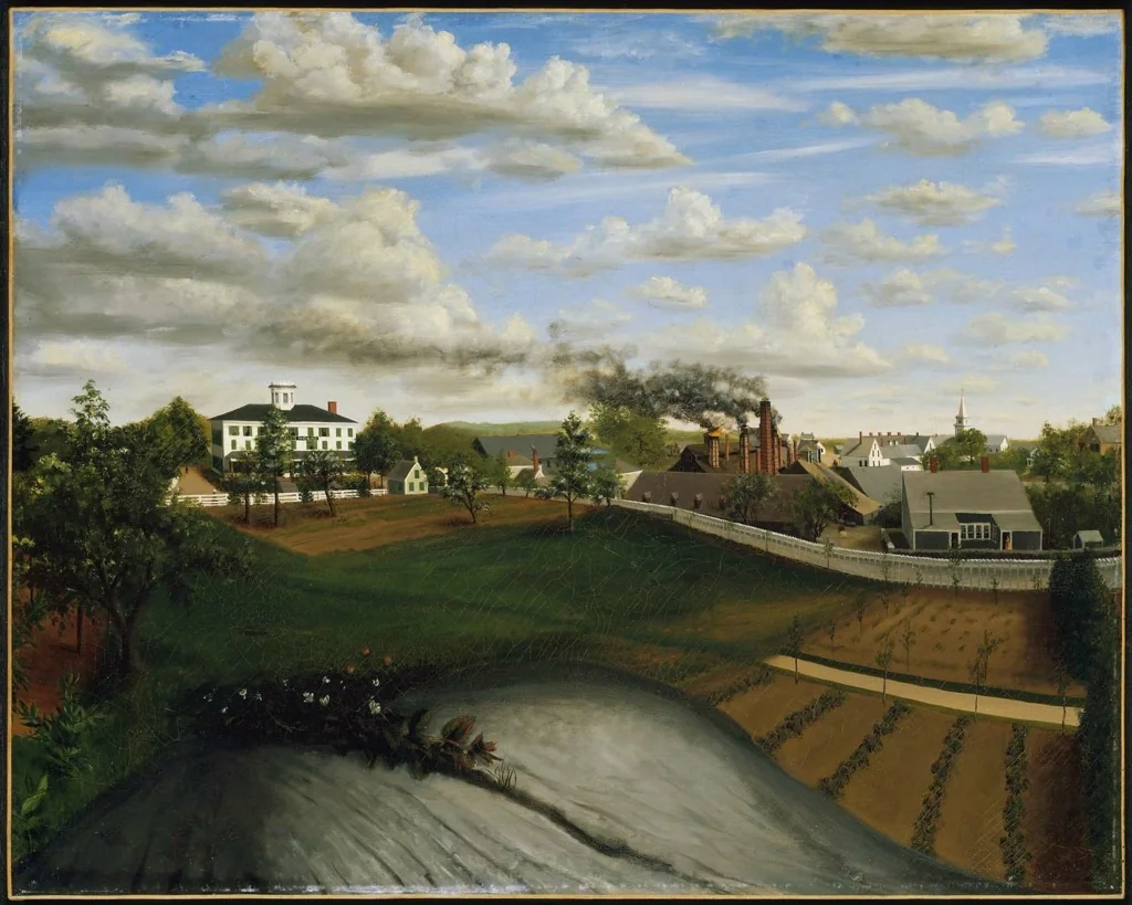 View of the Iron Works, Canton, Massachusetts