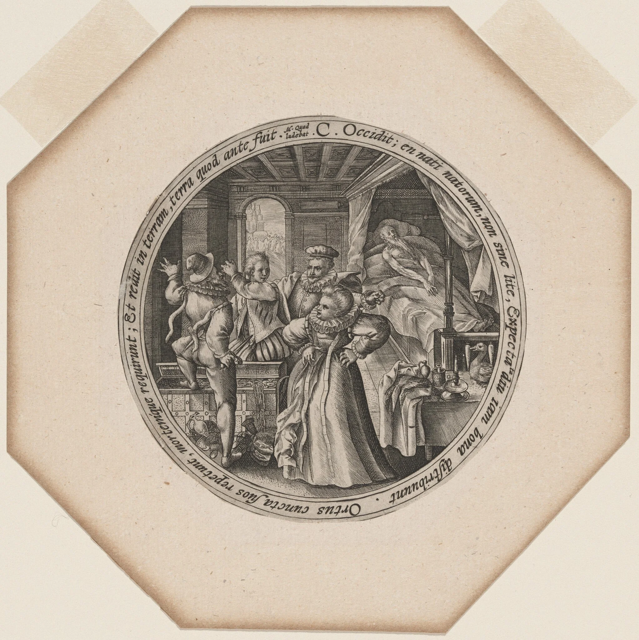 C: One Hundred Years, by Crispijn van de Passe I, ink, 1599