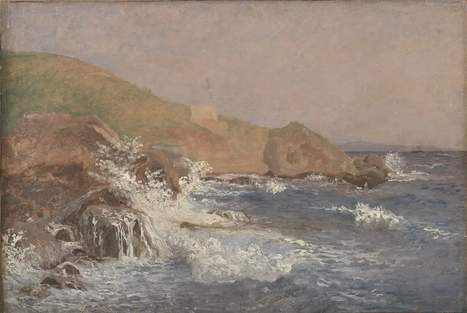 Rough Sea on a Rocky Coast, Capri