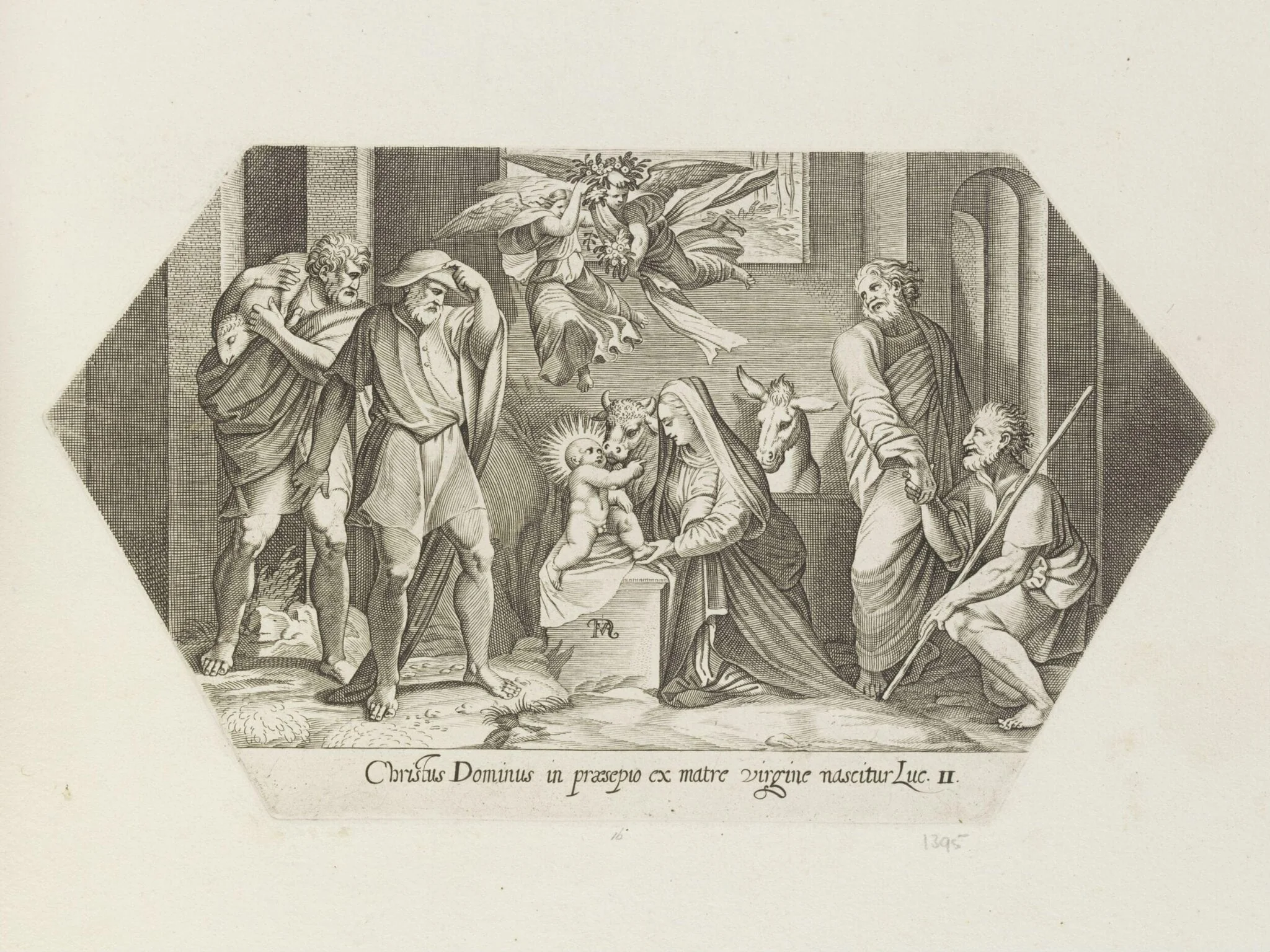 The Nativity, by Francesco Villamena, 1626