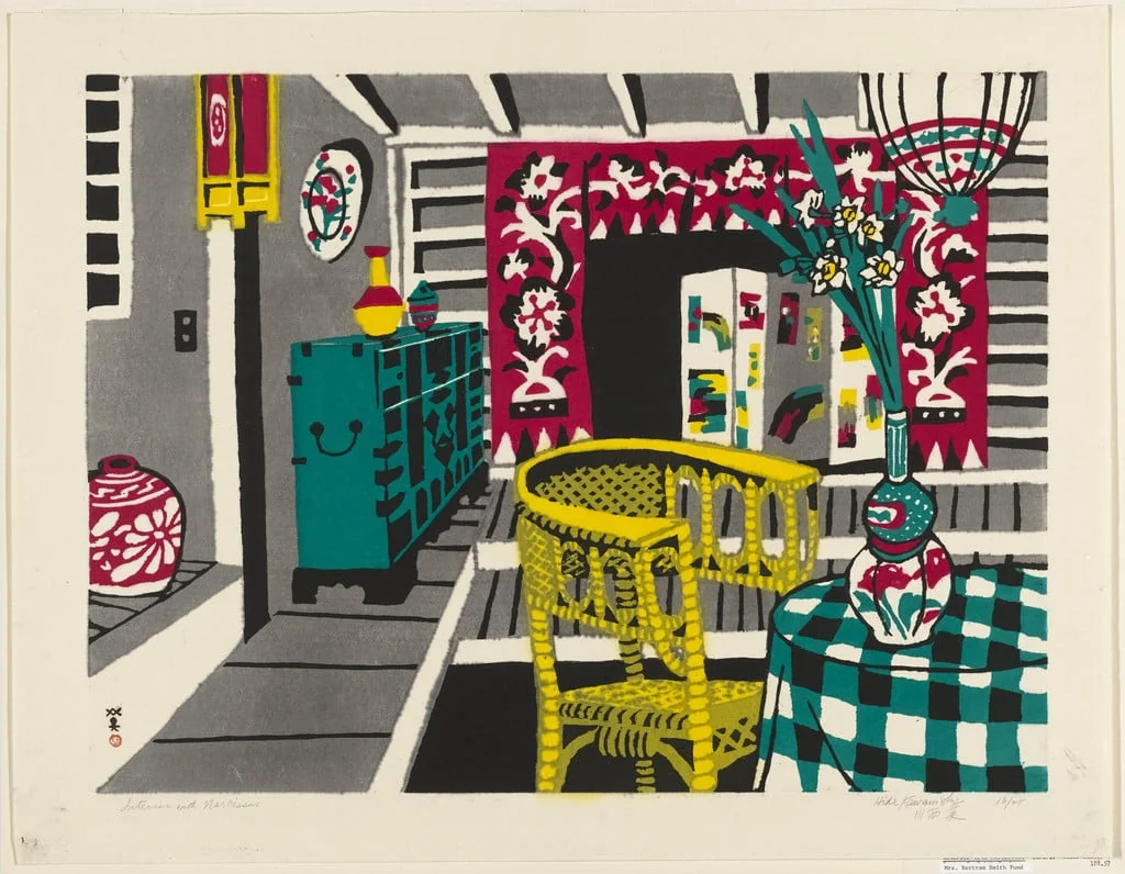 Untitled, by Kawanishi Hide, ink, 1947