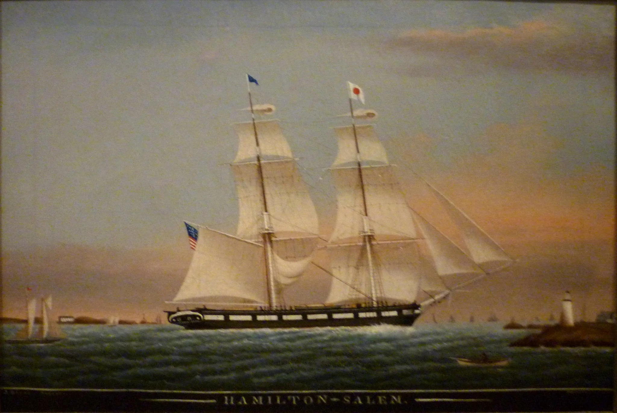 Hamilton, Salem, by William Henry Luscomb, oil, 1851