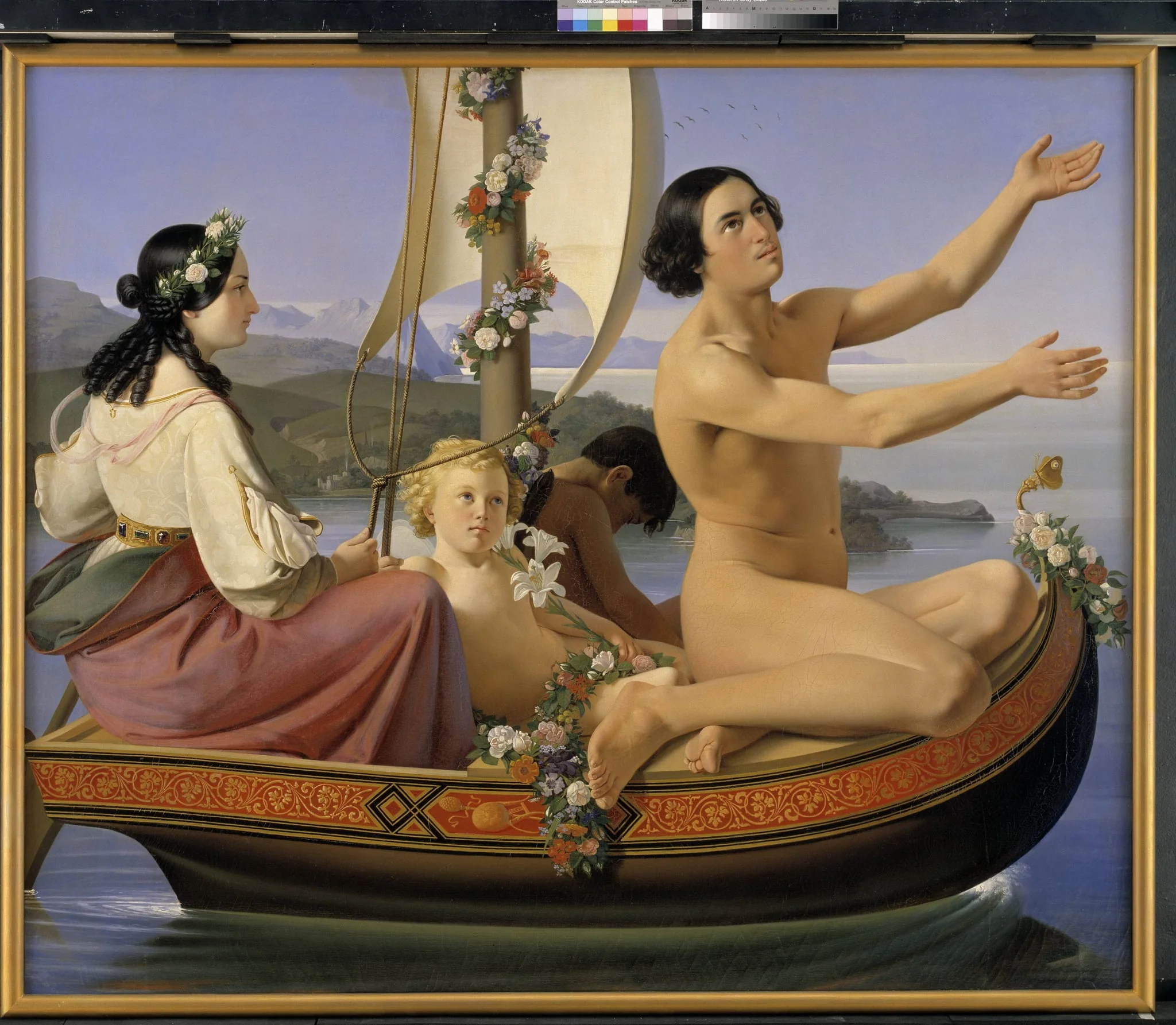 Youth. From the series: The Four Ages of Man, by Unknown, 1842