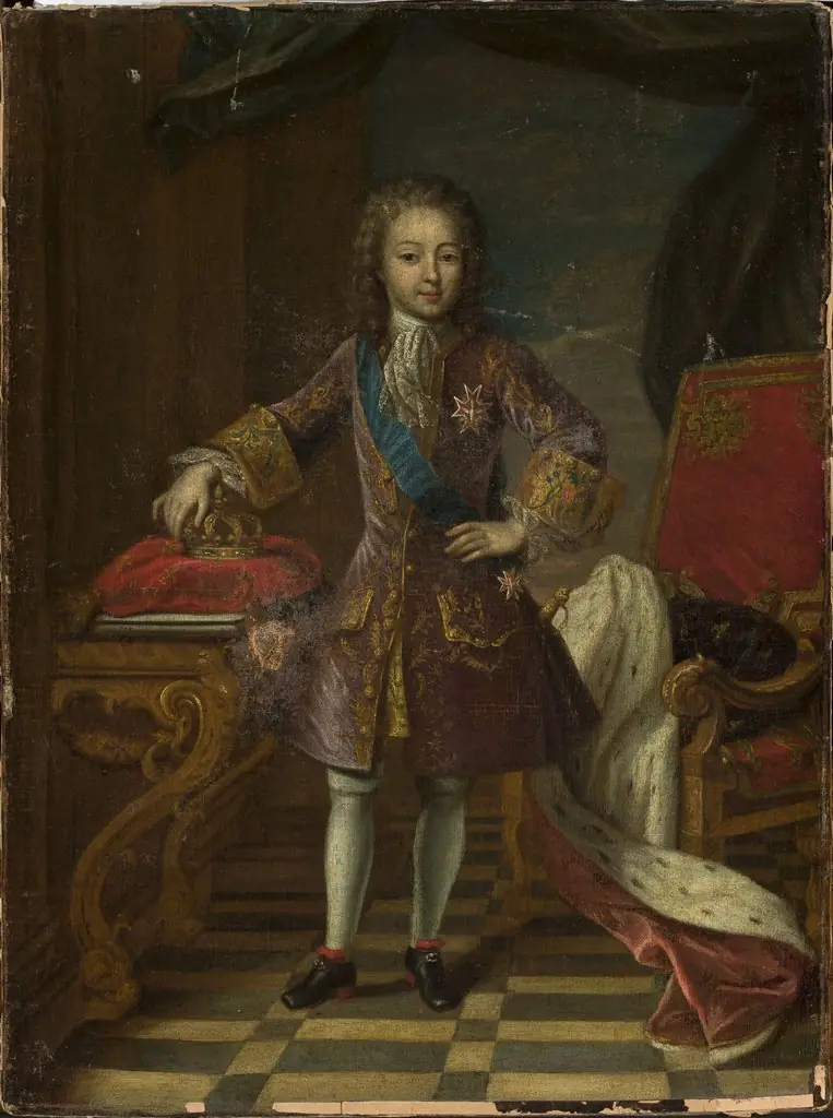 Portrait of Louis XV at the age of 10
