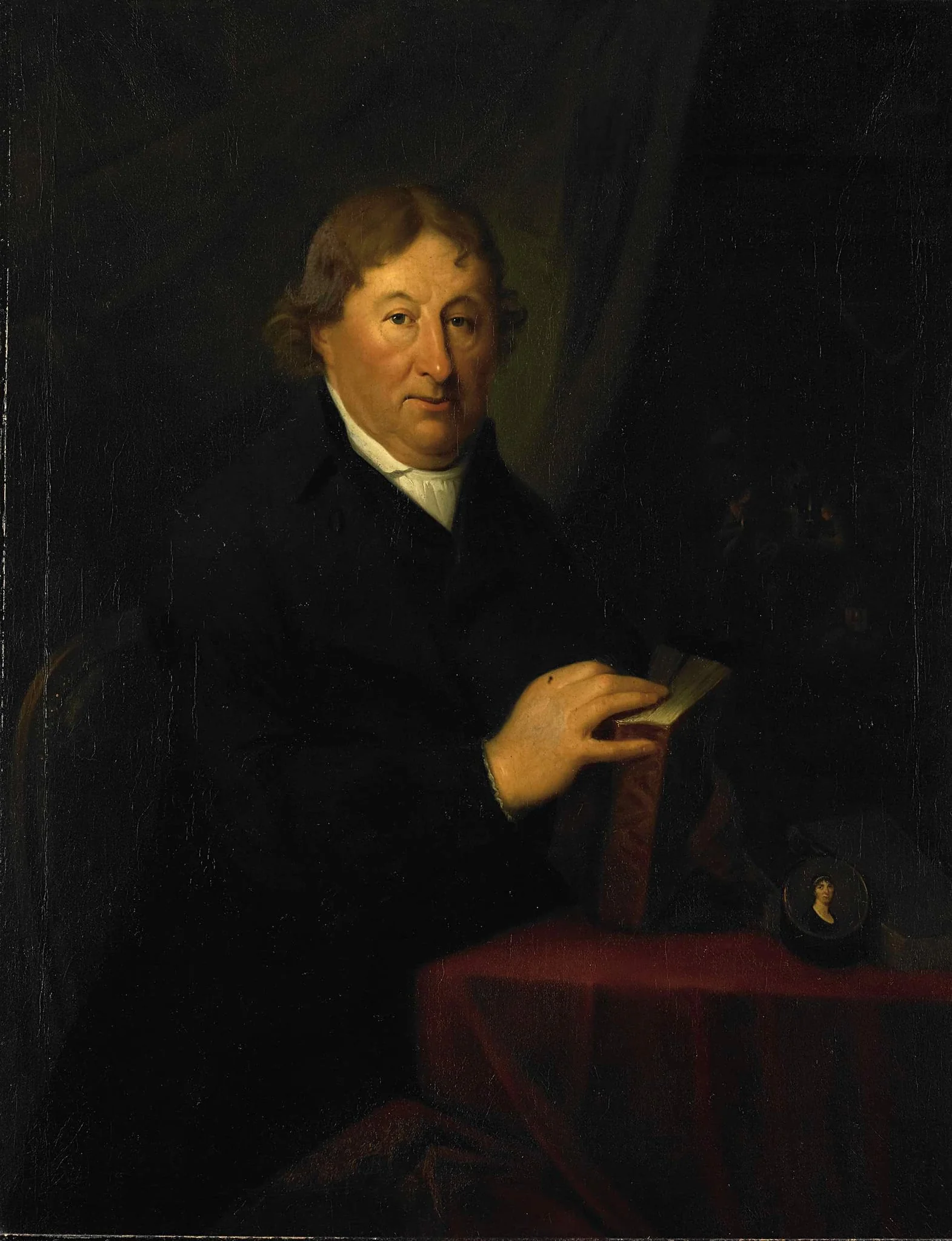 Portrait of Gerrit van der Pot, Lord of Groeneveld, Art Collector in Rotterdam, by Unknown, unspecified, 1803