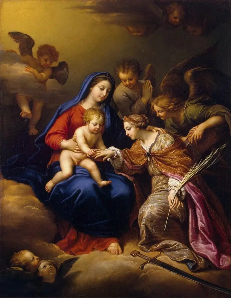Le Mariage mystique de sainte Catherine (Mystic Marriage of St Catherine)