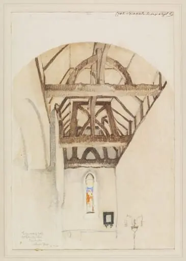 Timber work of Roof, St. Peter-the-Less, Chichester