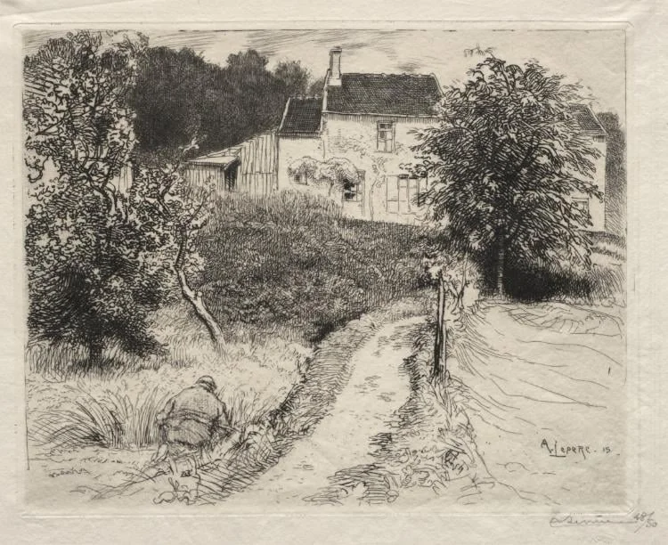 A Bellot, by Auguste Lepère, 1915