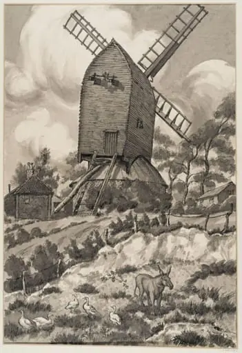 Mill on Reigate Heath, Surrey