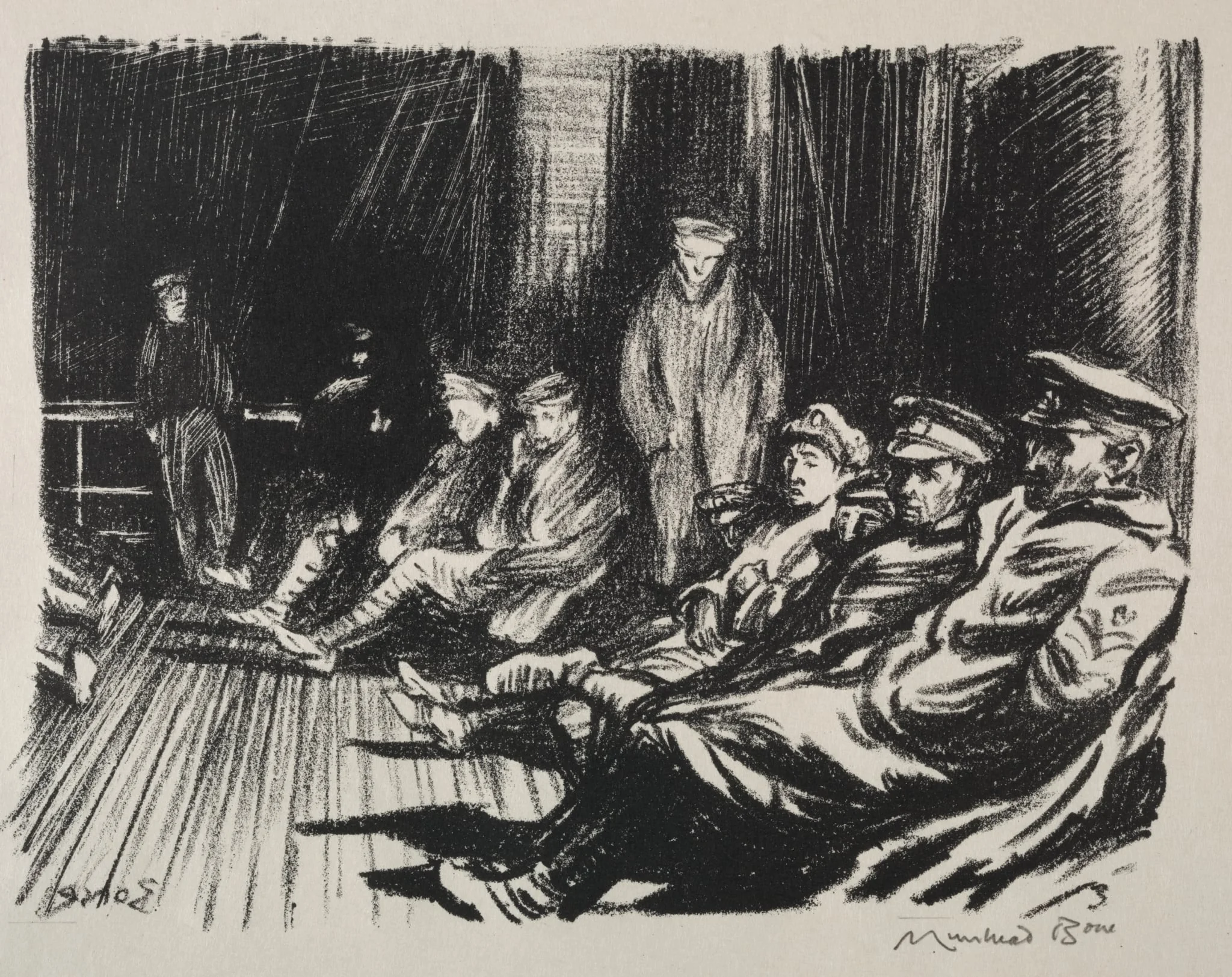 Walking Wounded on a Hospital Ship