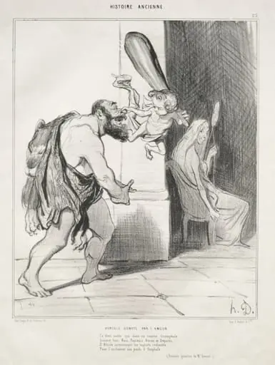 Hercules Tamed by Love