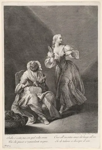 Harlequin as Lacemaker