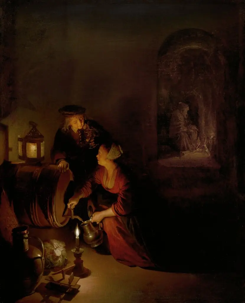 The Wine Cellar (An Allegory of Winter}