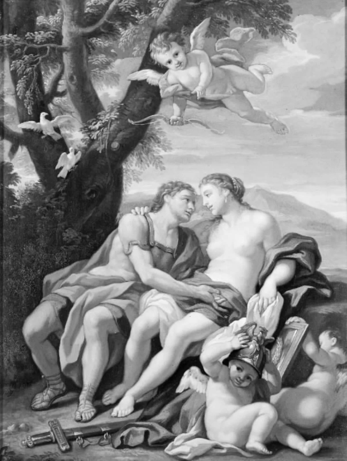 Mars, Venus og Amor