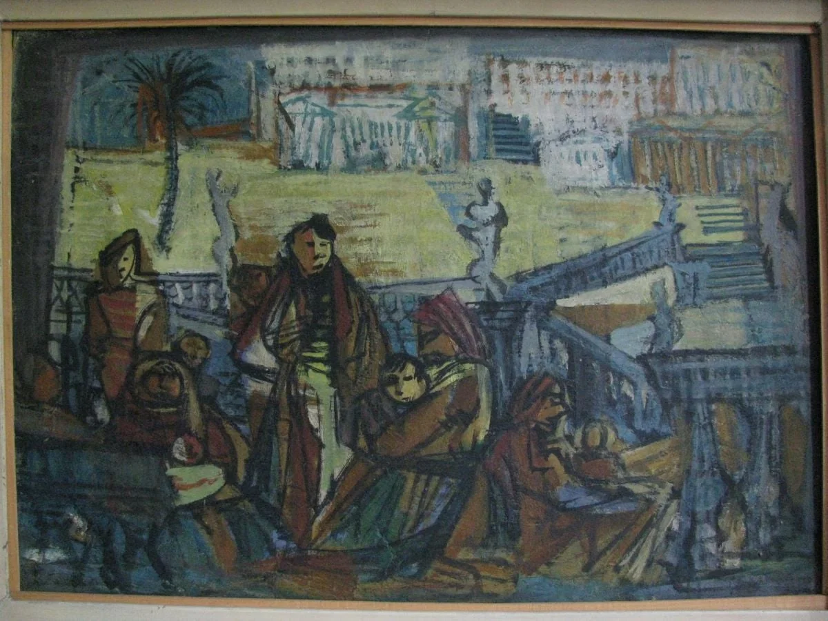 Peisaj oriental, by Marcel Janco, unspecified