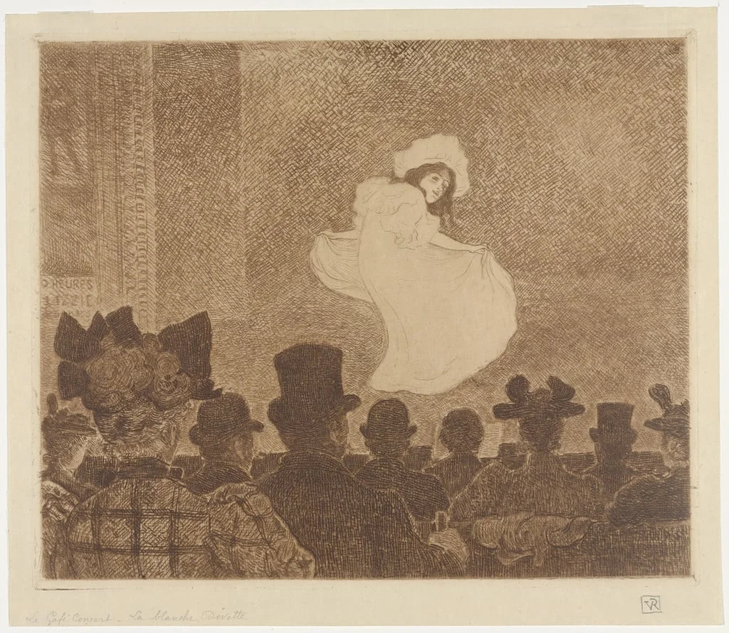 Untitled, by Théo van Rysselberghe, ink, 1896
