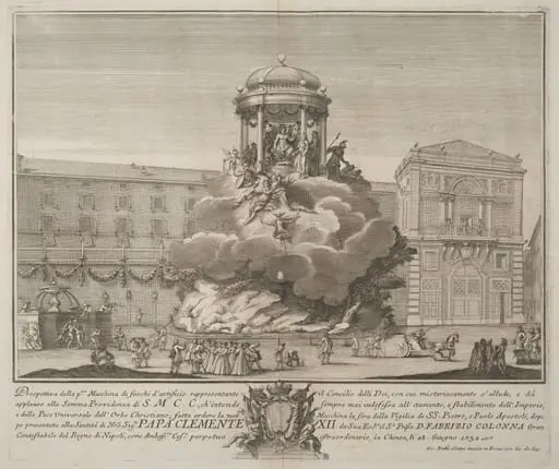The Prima Macchina for the Chinea of 1732: The Council of the Gods
