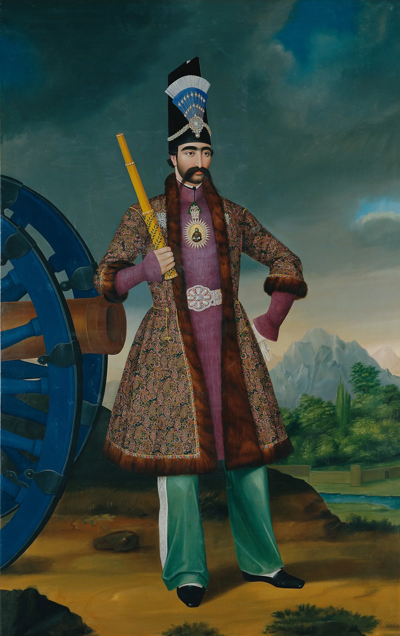 The Shah of Persia Nāser ad-Dīn Shāh