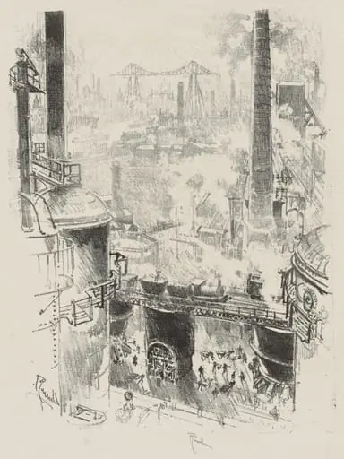 English War Work:  From othe Tops of the Furnaces