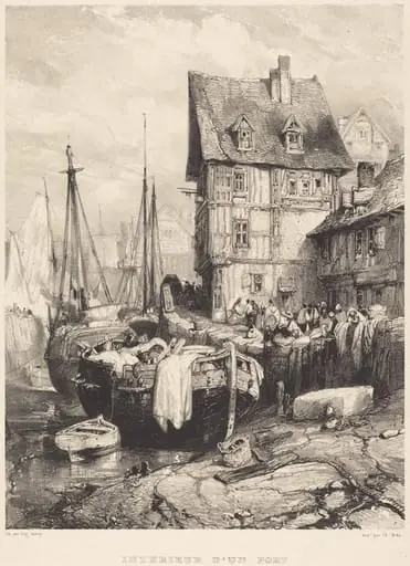 Intérieur d'un port