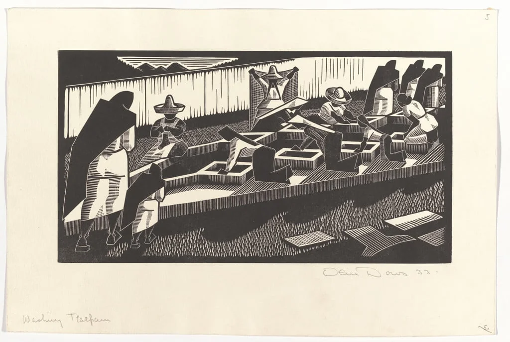 Untitled, by Olin Dows, ink, 1933