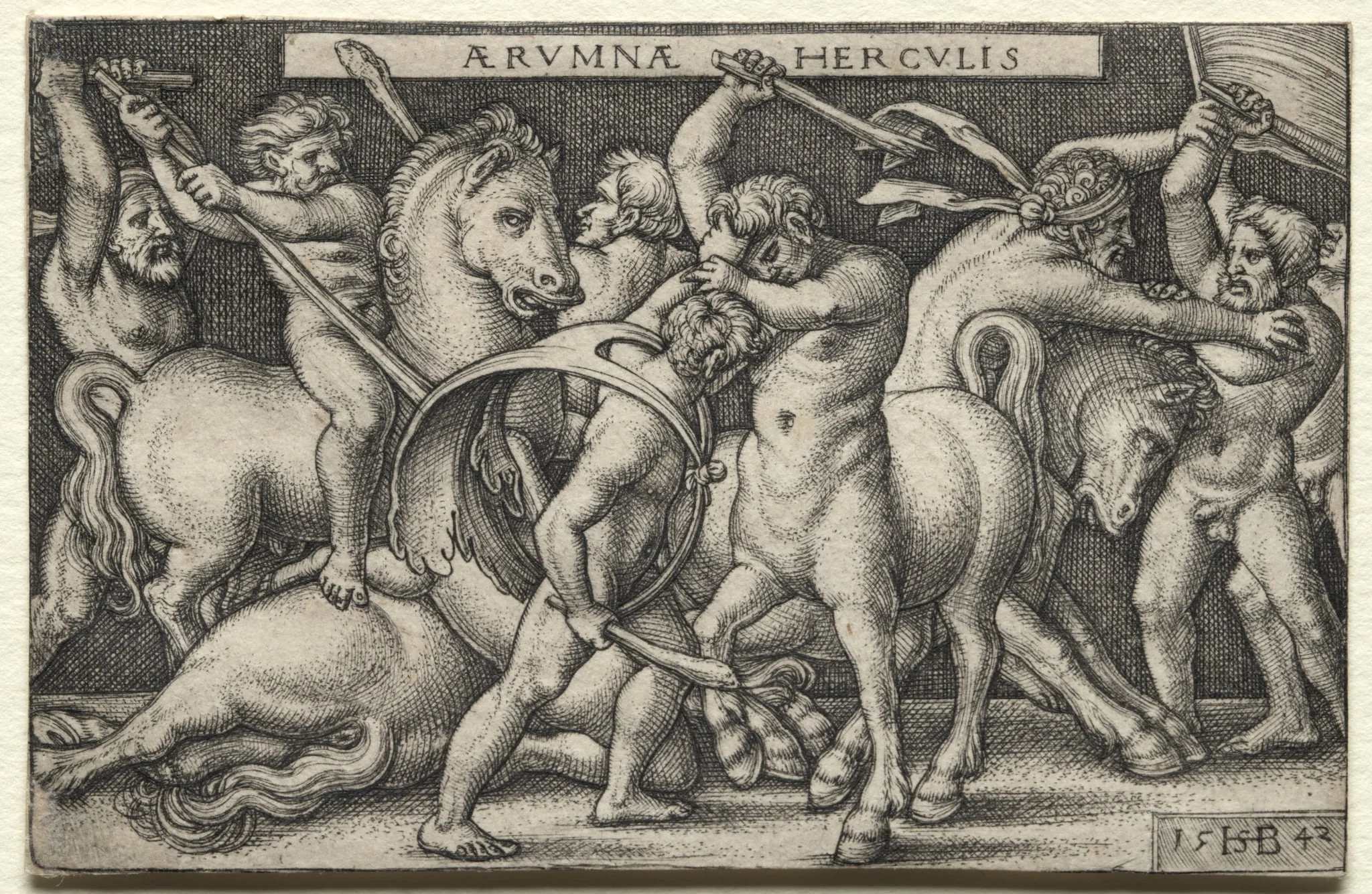 The Labors of Hercules, by Sebald Beham, 1542