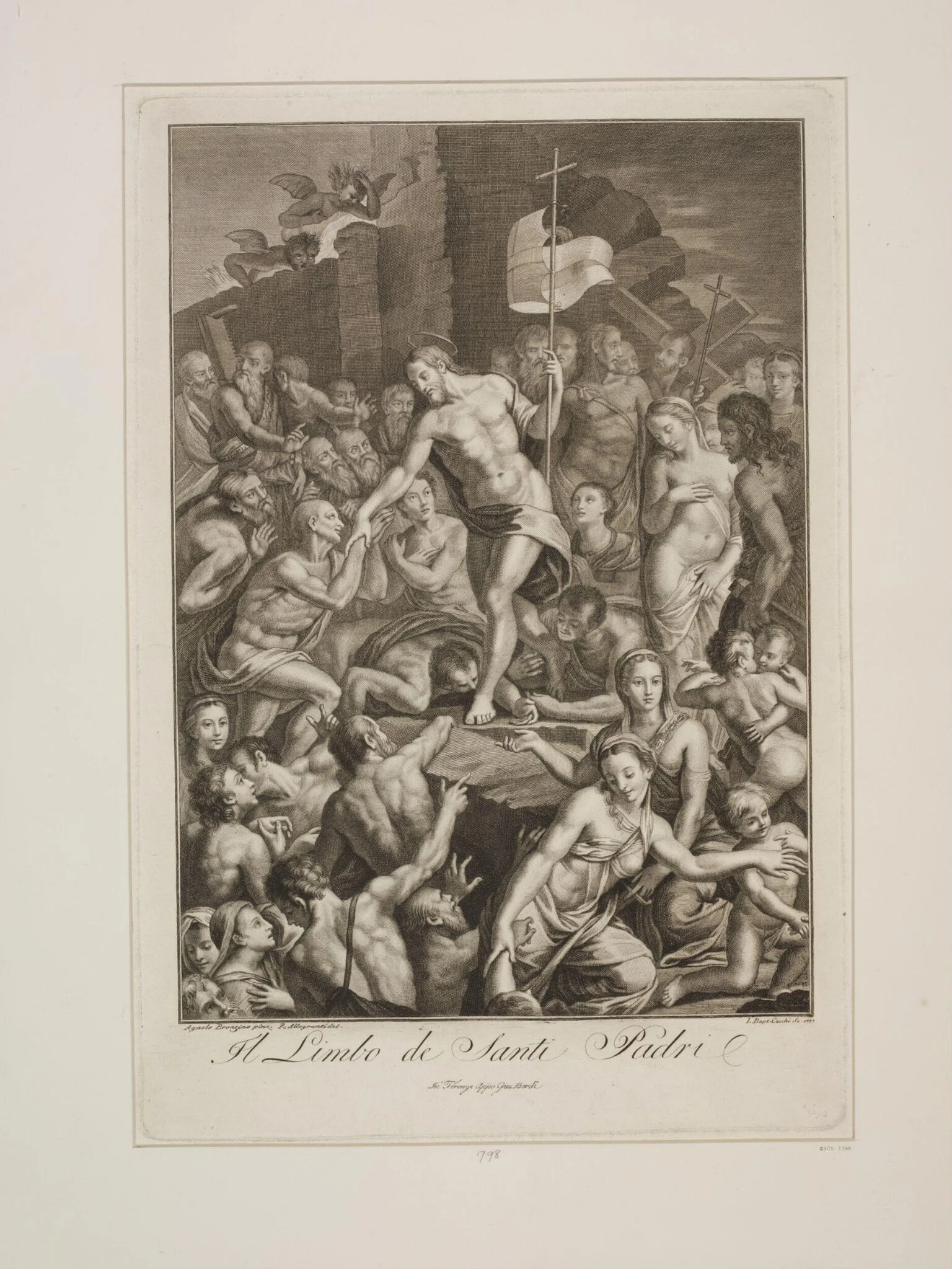 Jesus Christ in Limbo, by Giovanni Battista Cecchi, 1850
