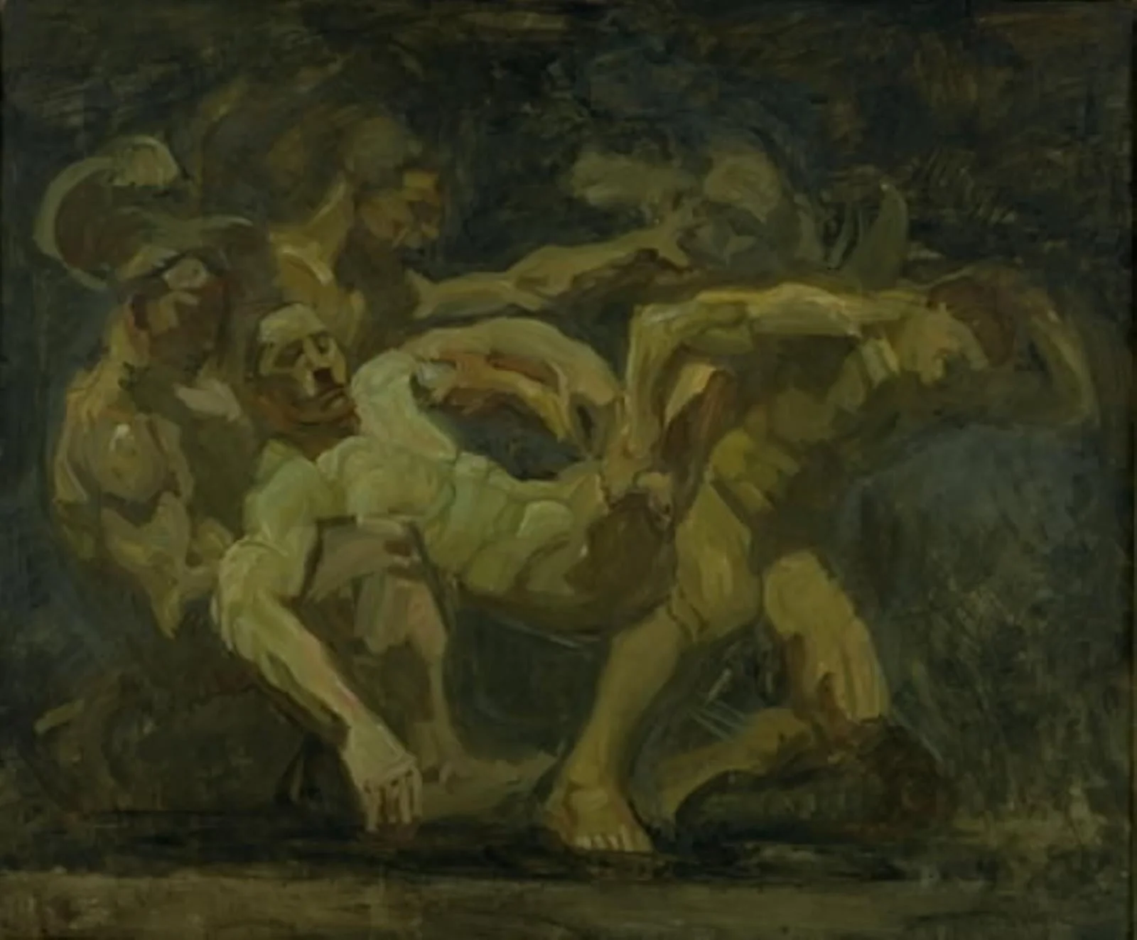 The Fight for the Corpse of Patroclus, by Unknown, 1907