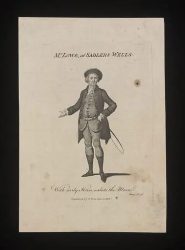 Mr. Lowe at Sadler's Wells