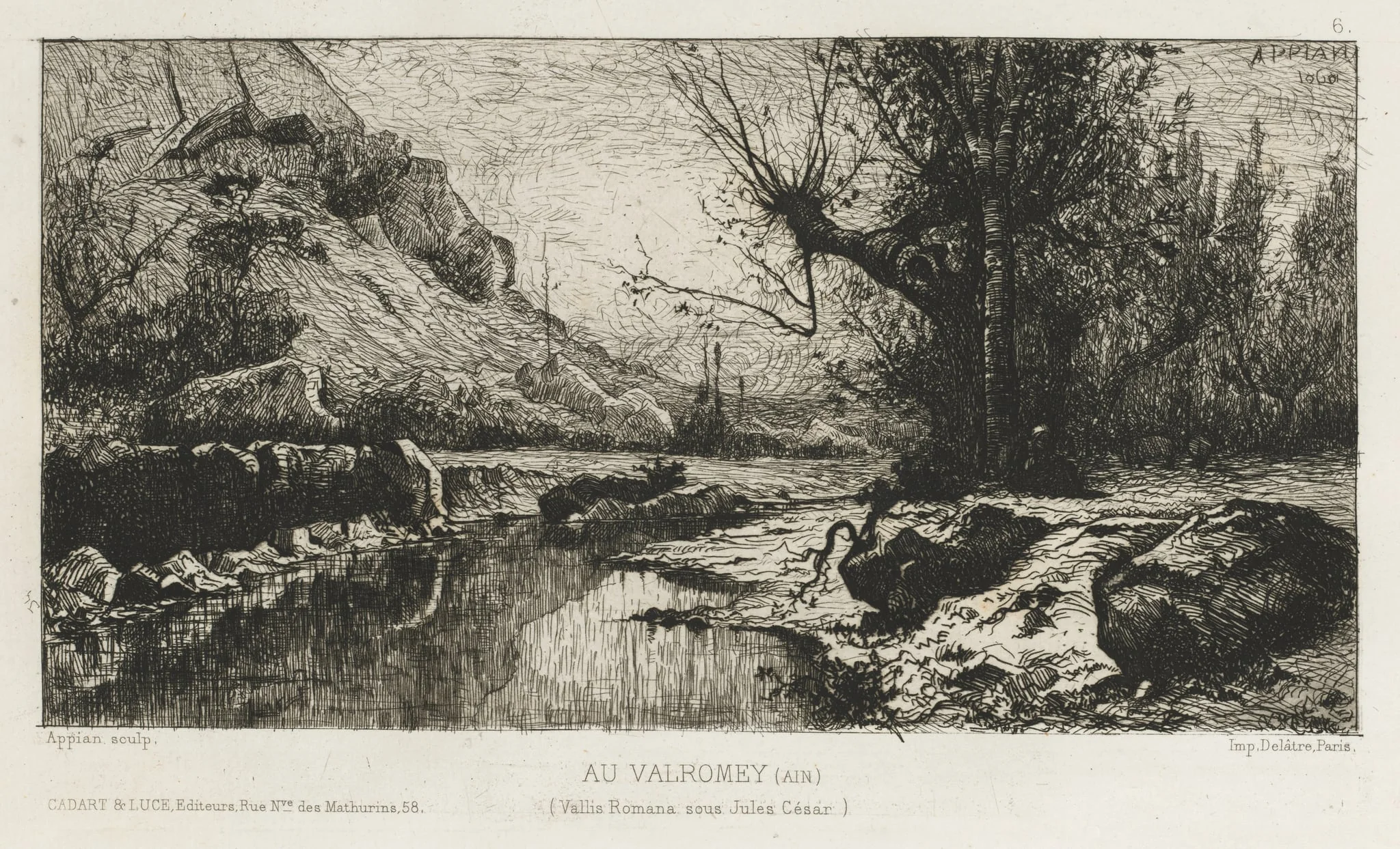 At Valromay (Ain), by Adolphe Appian, 1868