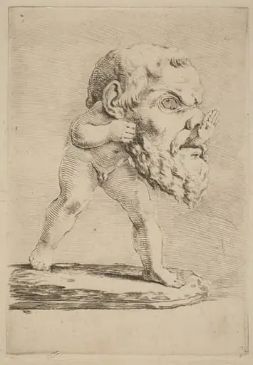 Child Wearing a Mask