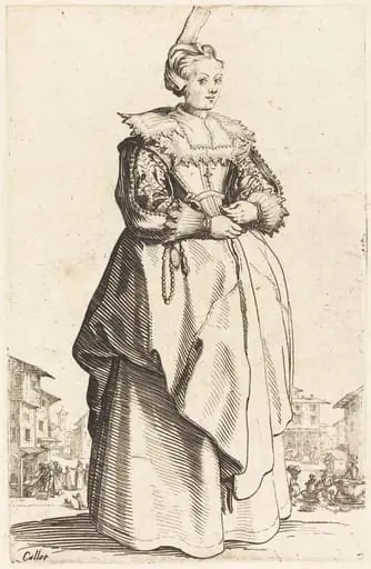 Noble Woman with a Small Hat
