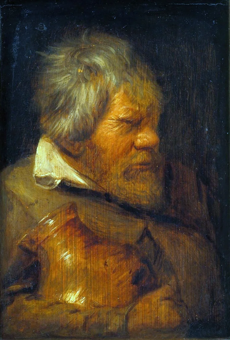 Old man with a beard