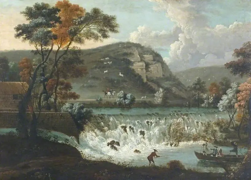 Hopping Mill Weir, Derbyshire