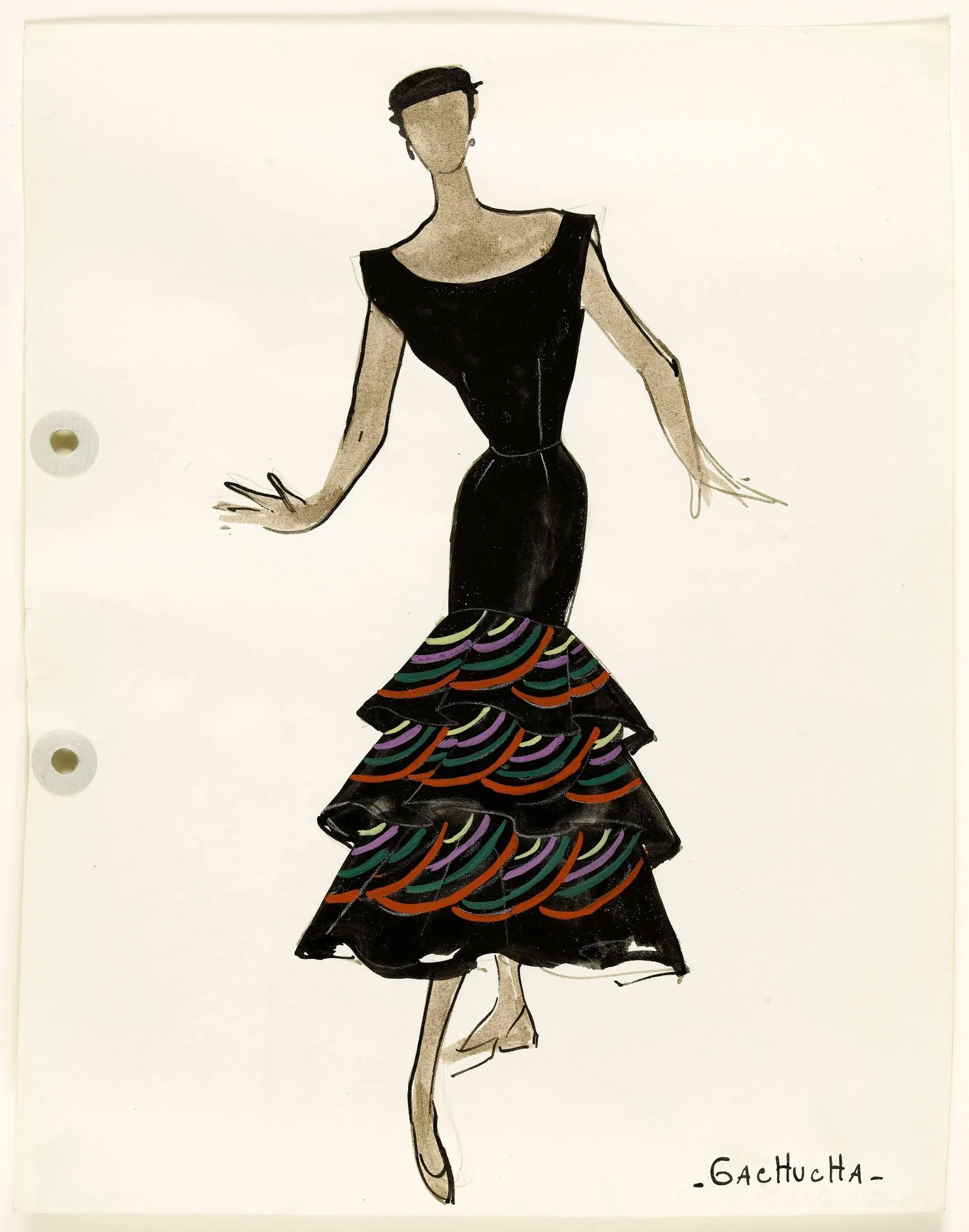 'Gachucha', by Marie-Louise Carven, 1951