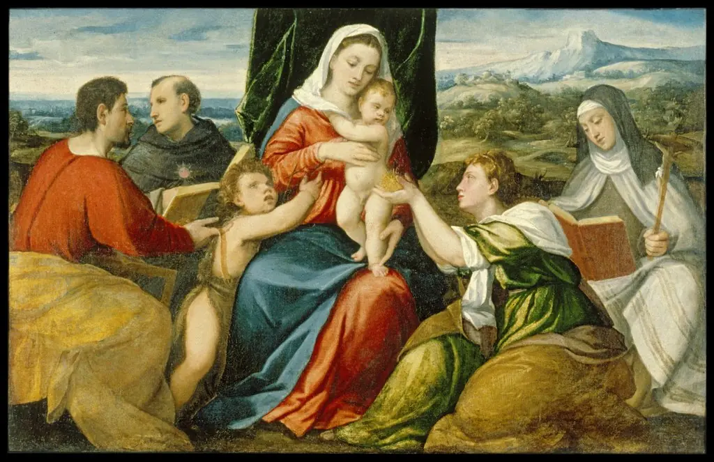 Madonna and Child with Saints
