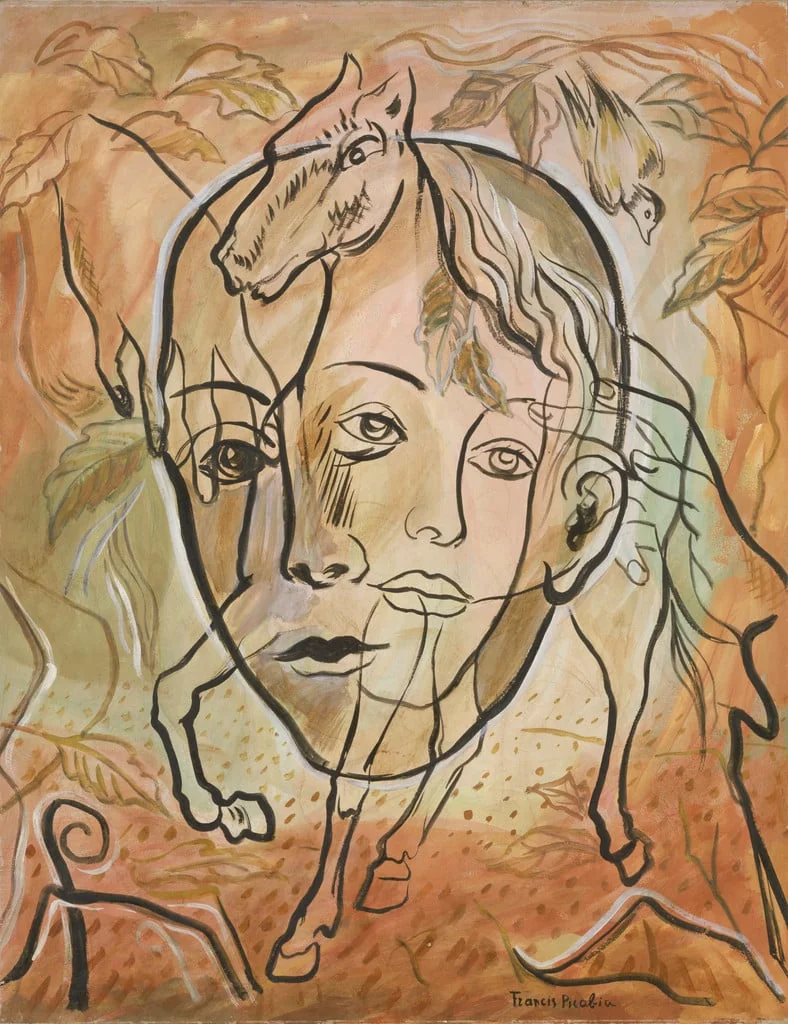 Untitled, by Francis Picabia, watercolor, 1930
