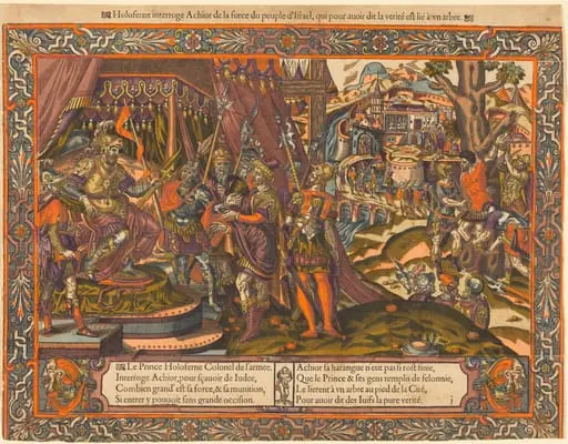 Holofernes Interrogating Achior