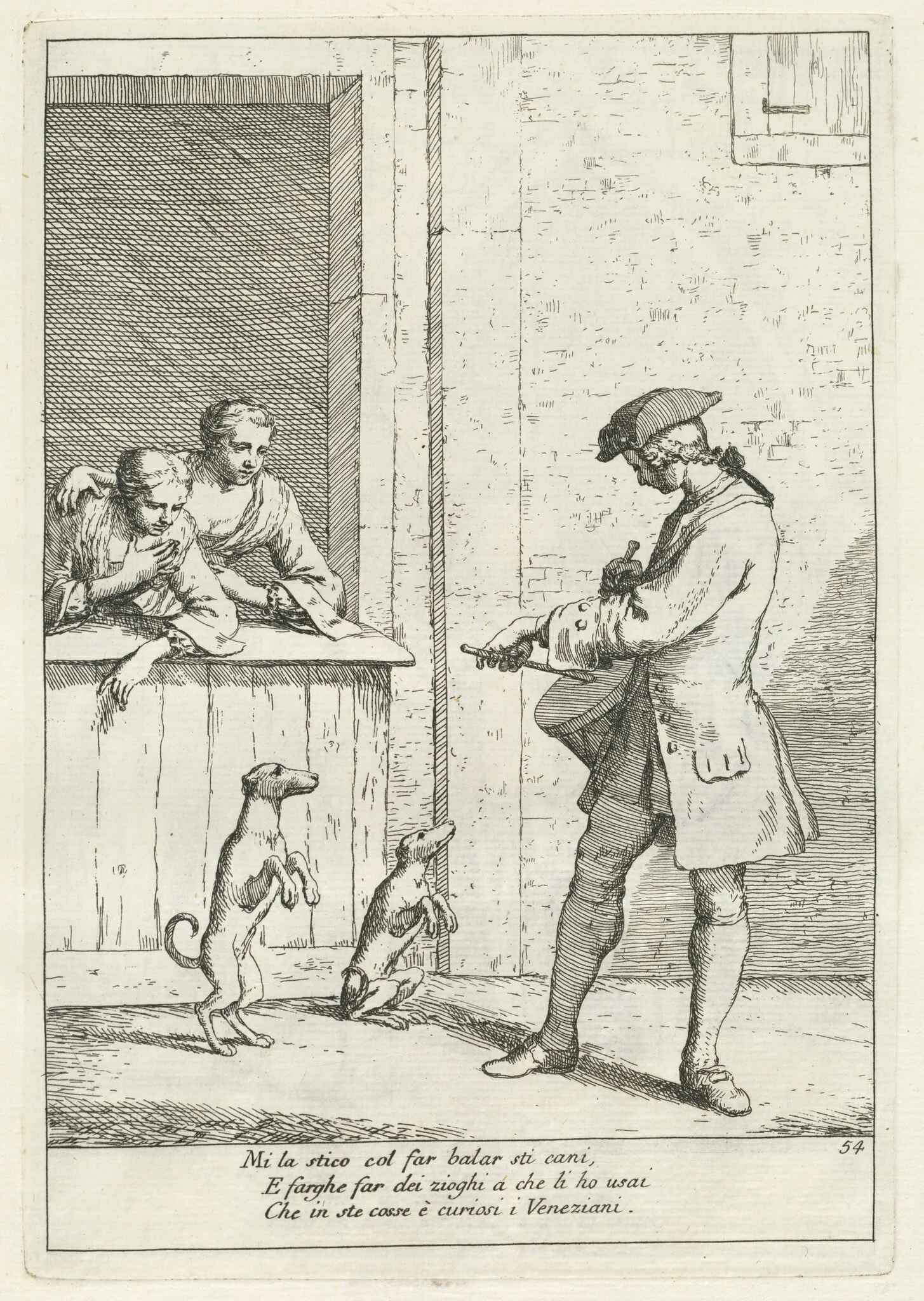 Marcer (Draper), by Gaetano Zompini, ink, 1753