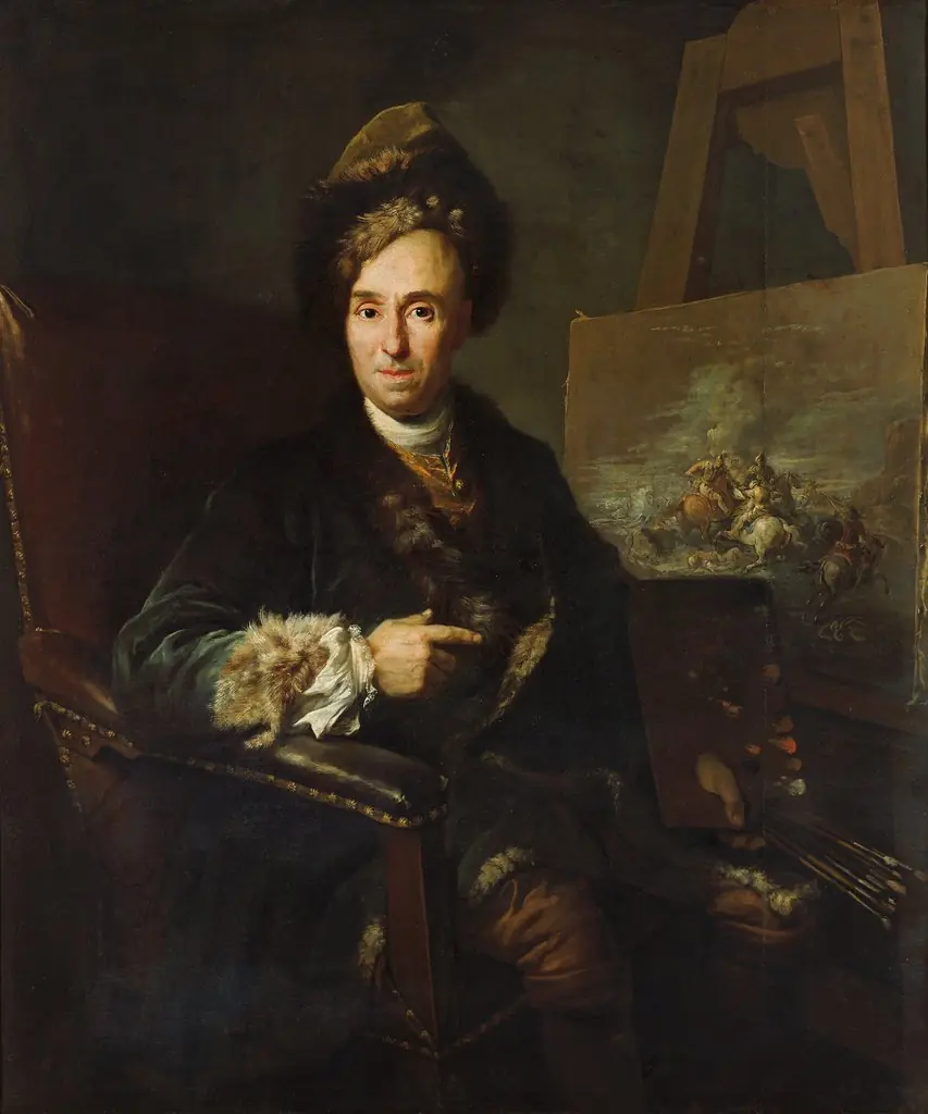 Portrait of the battle-painter Ignace-Jacques Parrocel