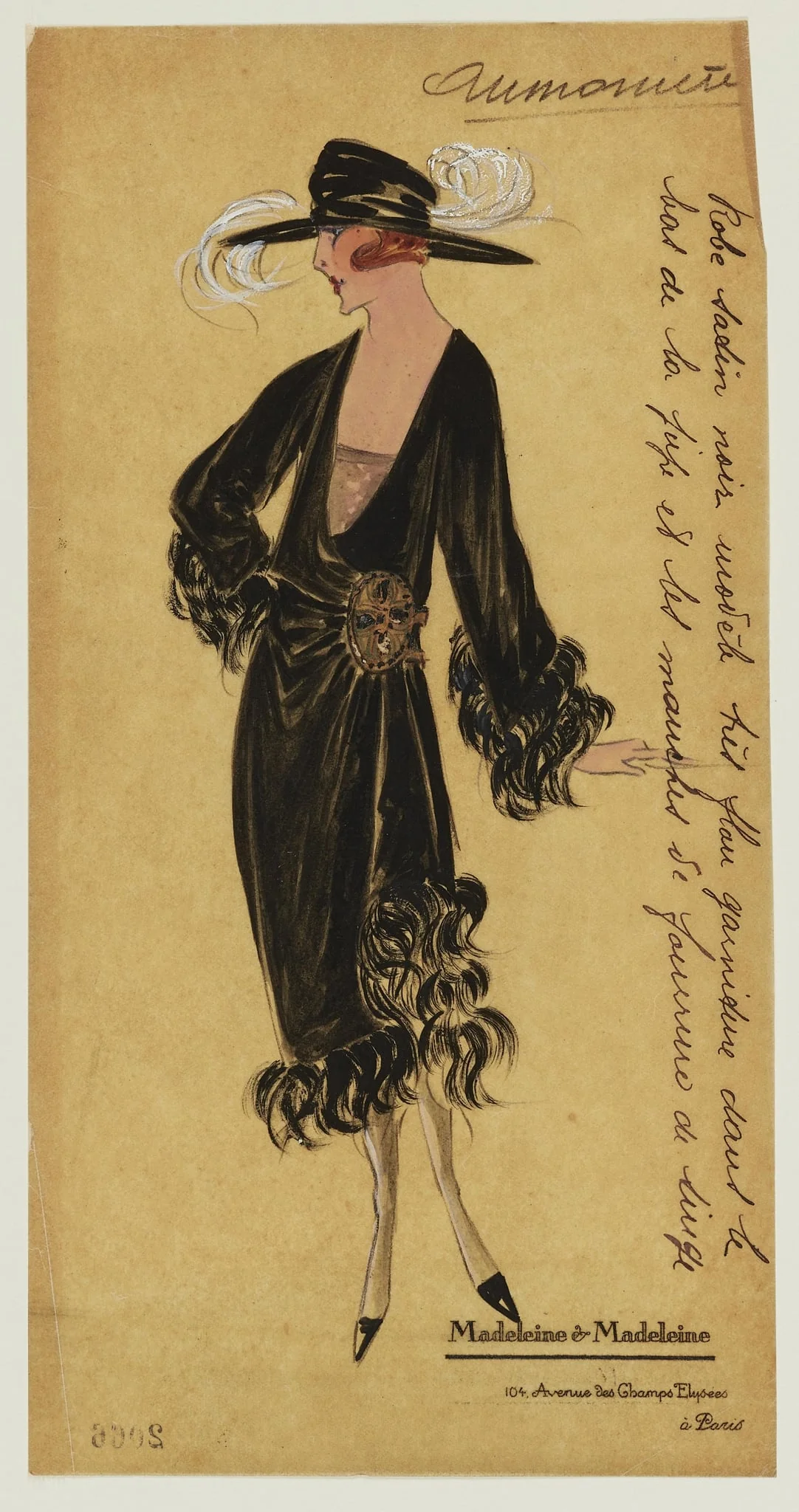 Aumonière, by Madeleine & Madeleine, 1924