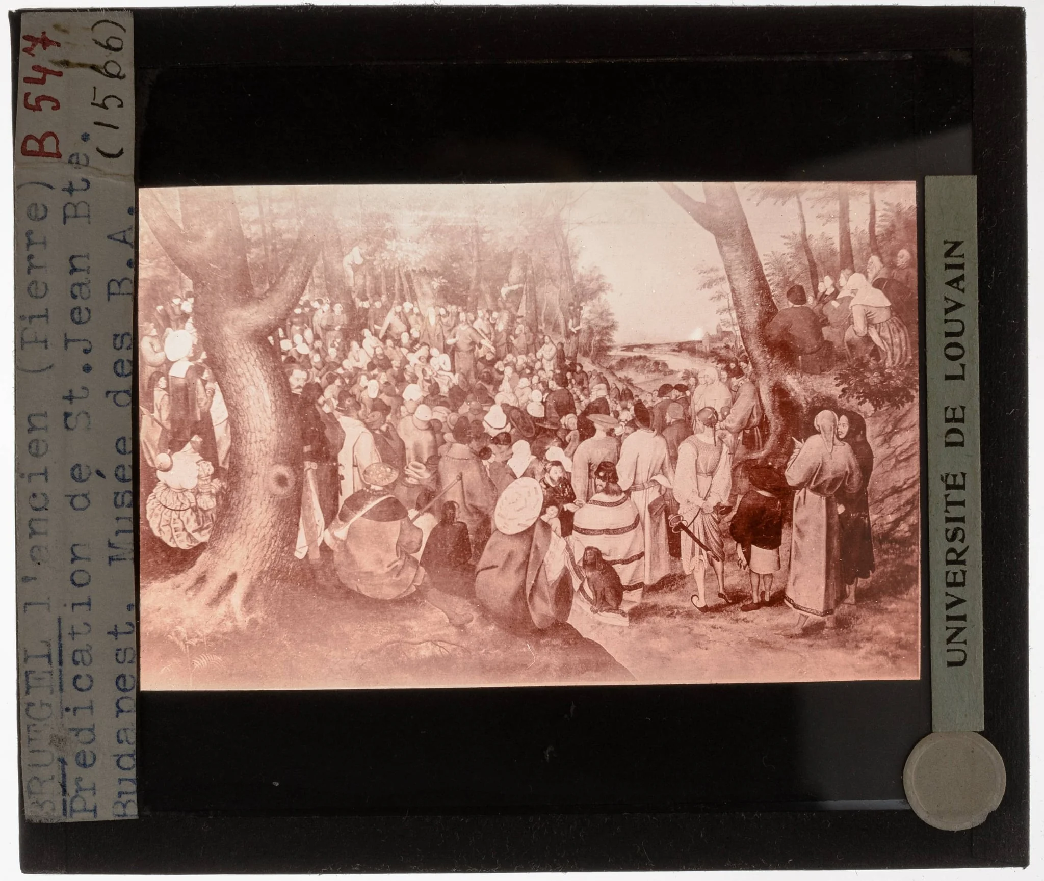 Pieter Brueghel de Oude. Prediking van Johannes de Doper