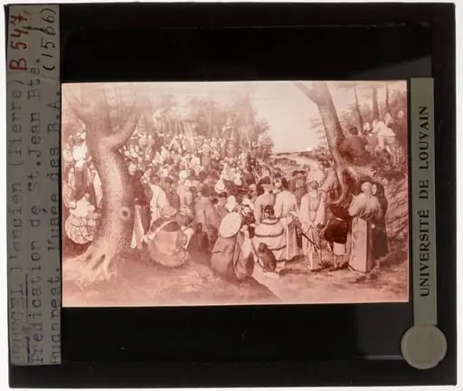 Pieter Brueghel de Oude. Prediking van Johannes de Doper