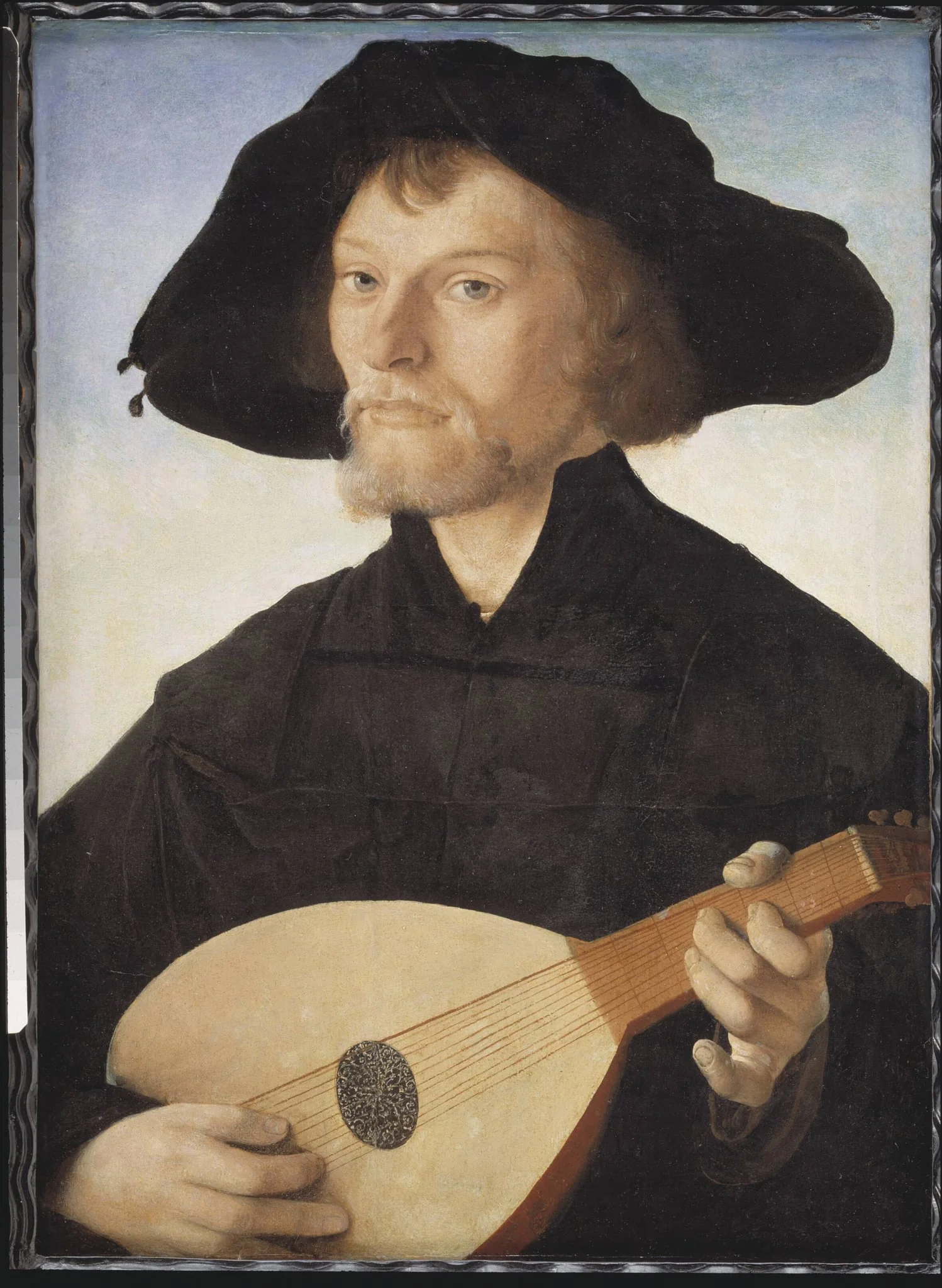 Portrait of a Lute Player, by Unknown, unspecified, 1536