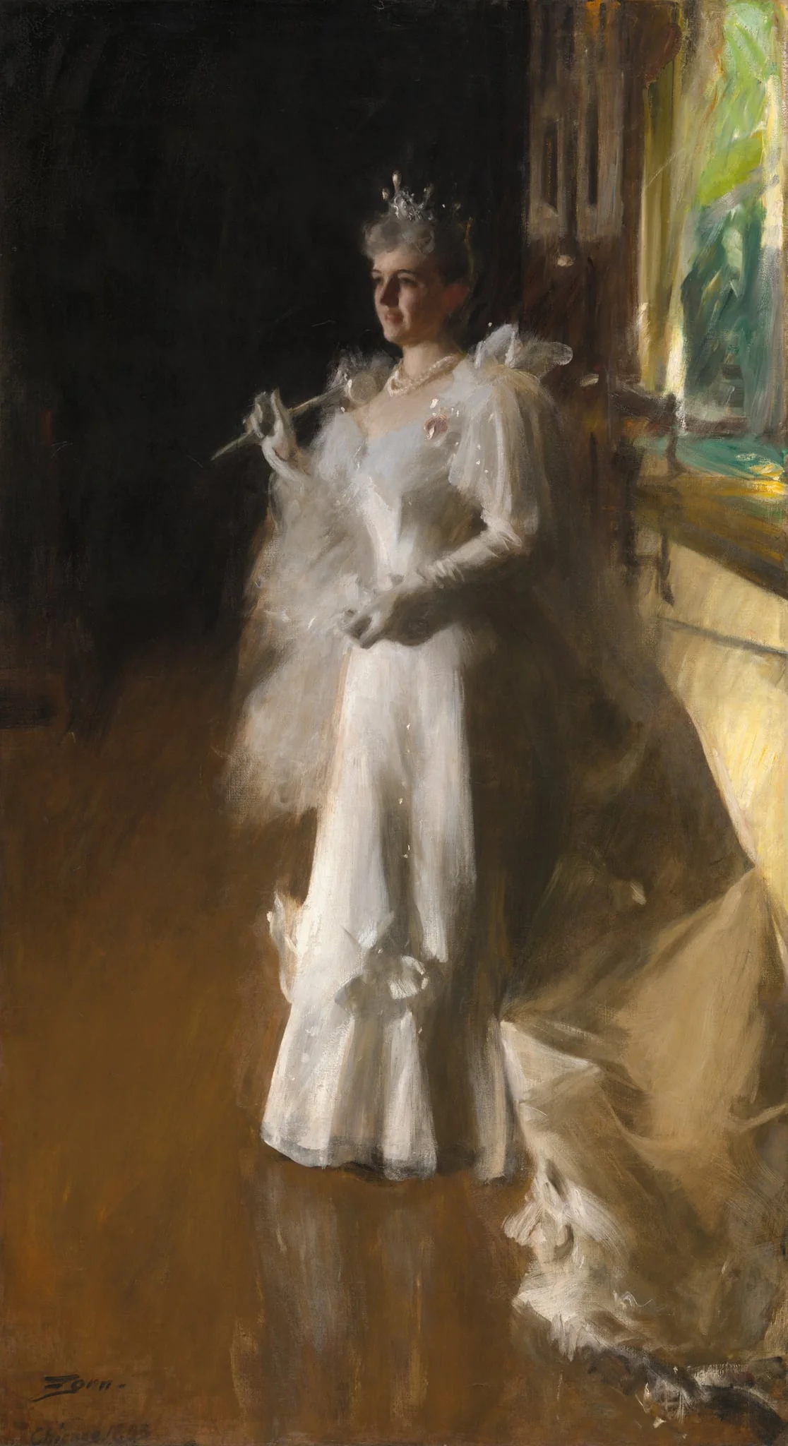 Mrs. Potter Palmer, by Anders Zorn, oil, 1893