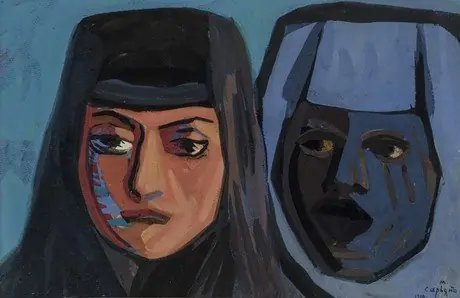 Turkish woman and Egyptian woman