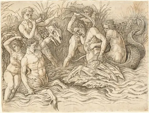 Battle of the Sea Gods [right half]