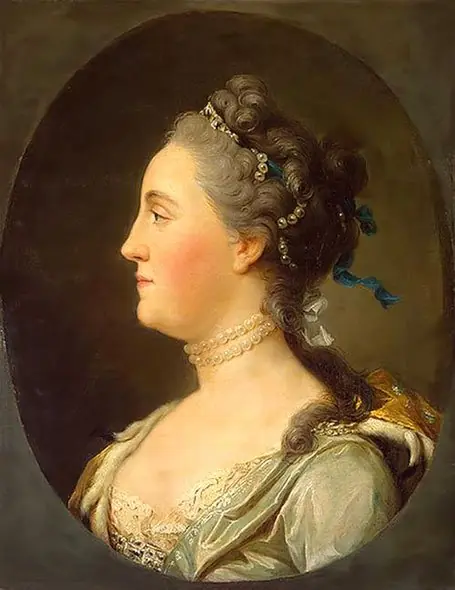 Portrait of Catherine II in Profile