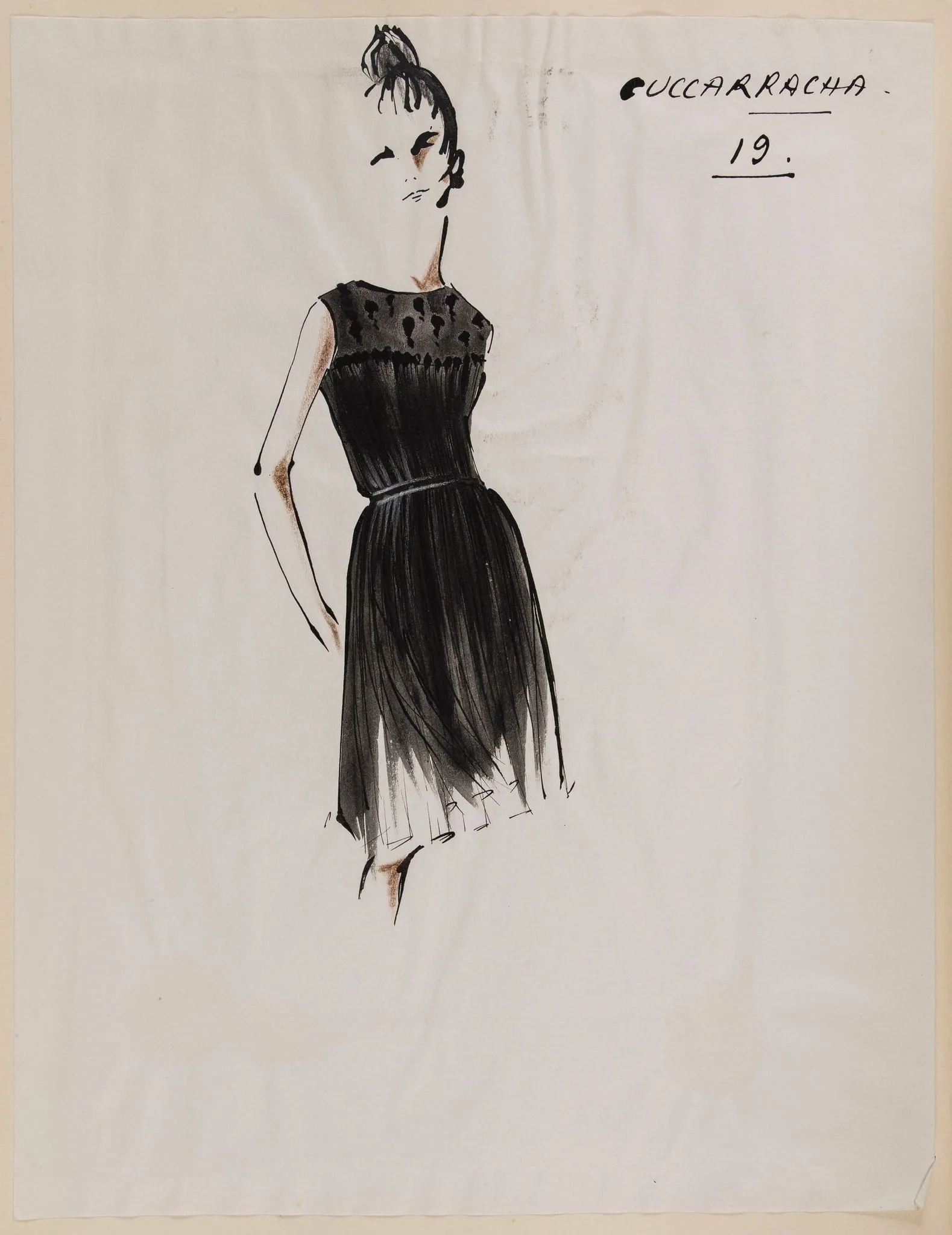 Cuccarracha, by Carven, 1963